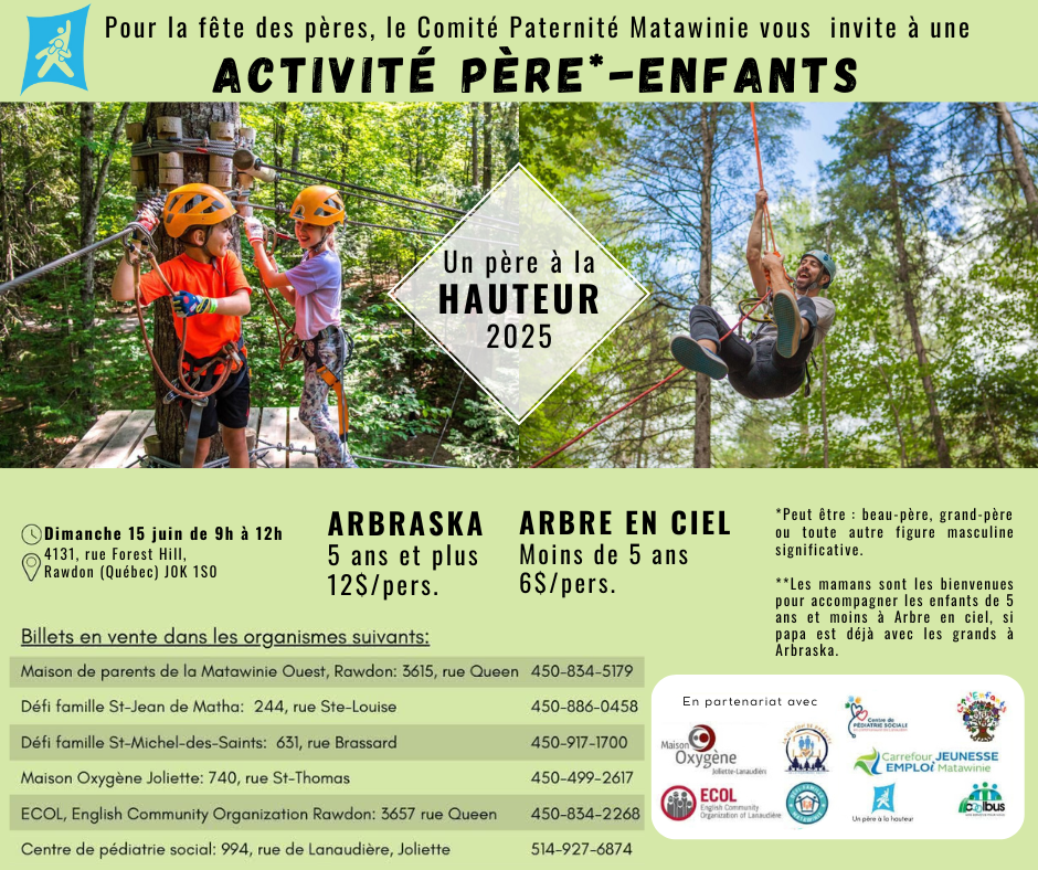 Père à la hauteur 2025 -Arbraska